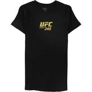UFC Womens 240 July 27th Graphic T-Shirt, Black, NWT